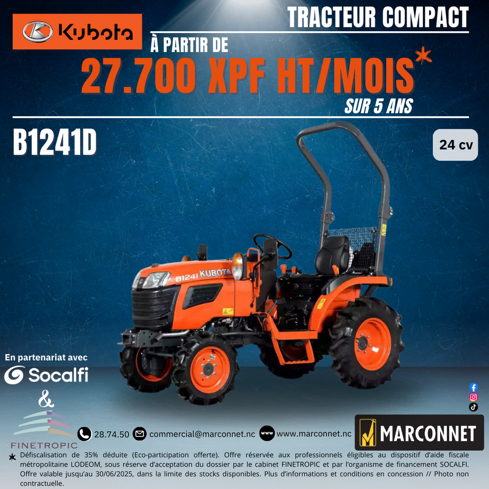 Tracteur compact 24V